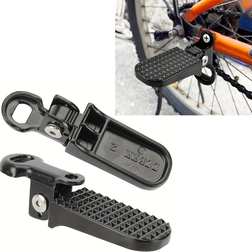 Mini Folding Bike Pedals | Aluminum Alloy Wide Flat Cycling Pedals, Suitable for Electric Bikes, Urban Commuting, And Mountain Bikes | Multi Purpose