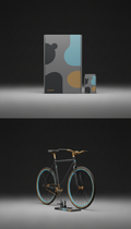 Branded flat-pack bike box assembly kit