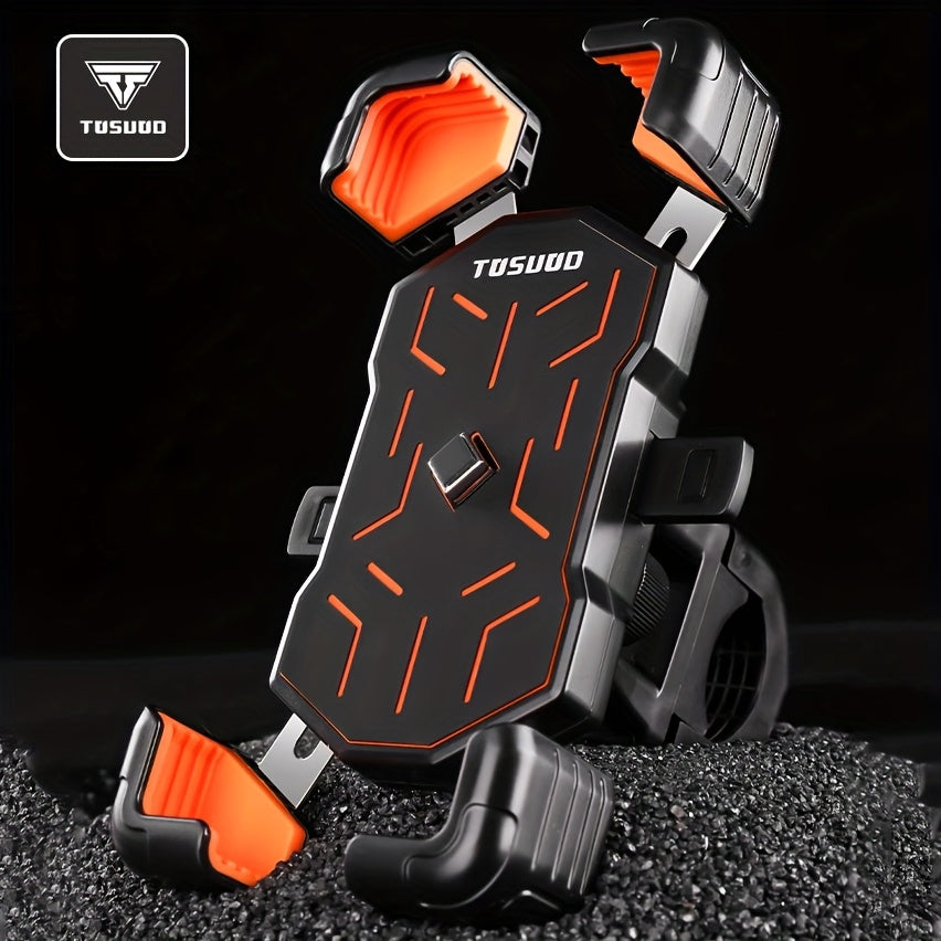 TOSUOD 1pc Automatic Sensing Mobile Phone Holder That Opens And Closes, Features Multi-Angle Adjustments, Secure Clamping, Compatible with Different Iphone And Android Devices, Ideal for Use on Bicycles, Motorcycles, And Electric Scooters