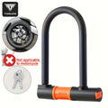 The TOSUOD Heavy-Duty Anti-Theft U-Lock Is Suitable for Bicycles - Made of Durable Zinc Alloy, This Multifunctional Security Lock Is Designed for Mountain, Road, And Folding Bikes, Featuring a Lightweight Yet Sturdy Design, Ideal for Everyday Use