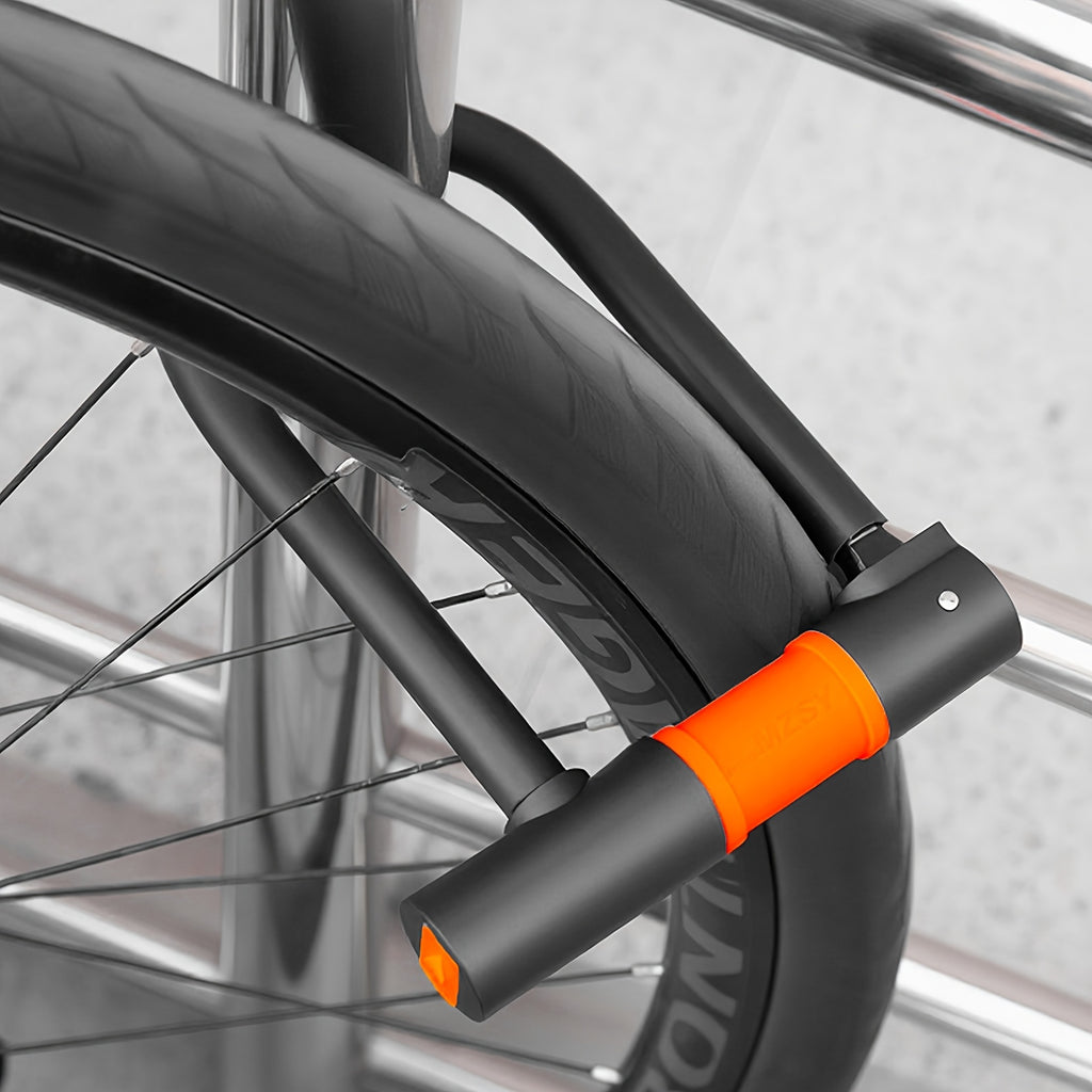 The TOSUOD Heavy-Duty Anti-Theft U-Lock Is Suitable for Bicycles - Made of Durable Zinc Alloy, This Multifunctional Security Lock Is Designed for Mountain, Road, And Folding Bikes, Featuring a Lightweight Yet Sturdy Design, Ideal for Everyday Use