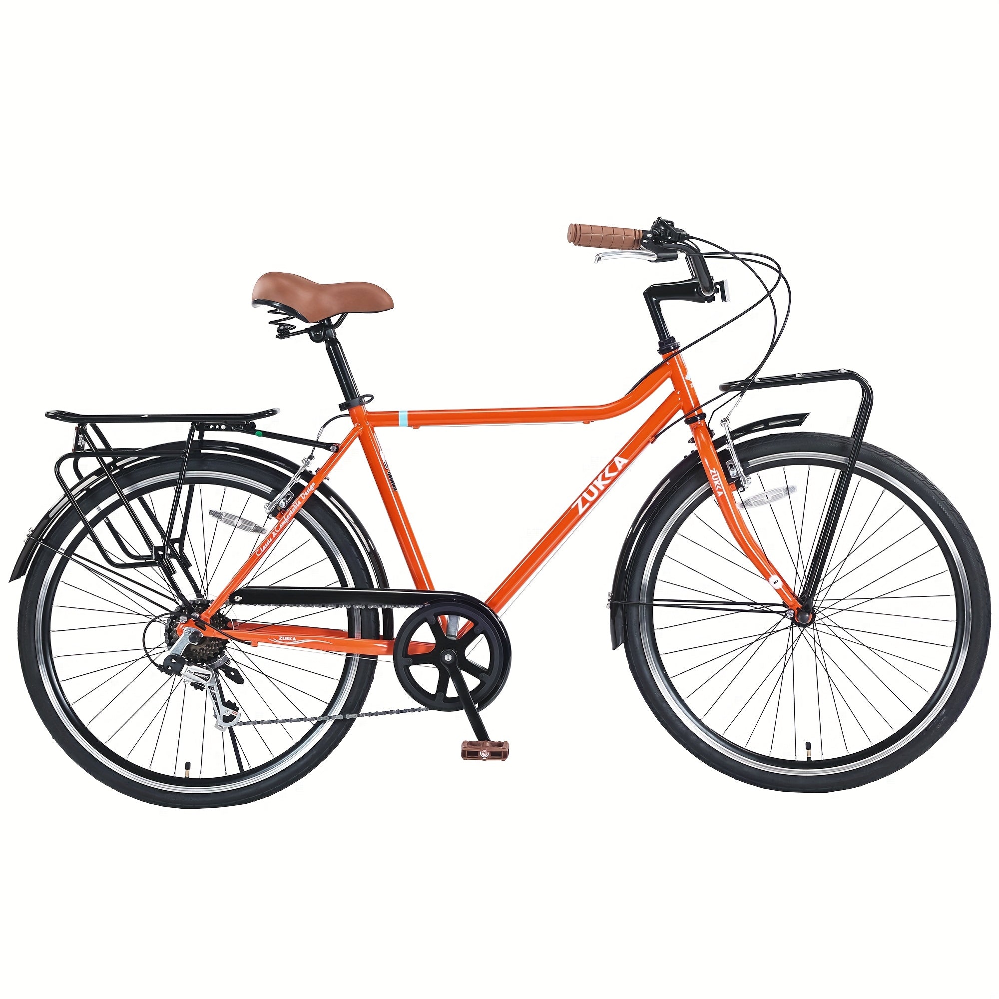7 Speed, Multiple Colors 26 Inch Vintage Style Bike, Retro Commute Bike for Women And Men