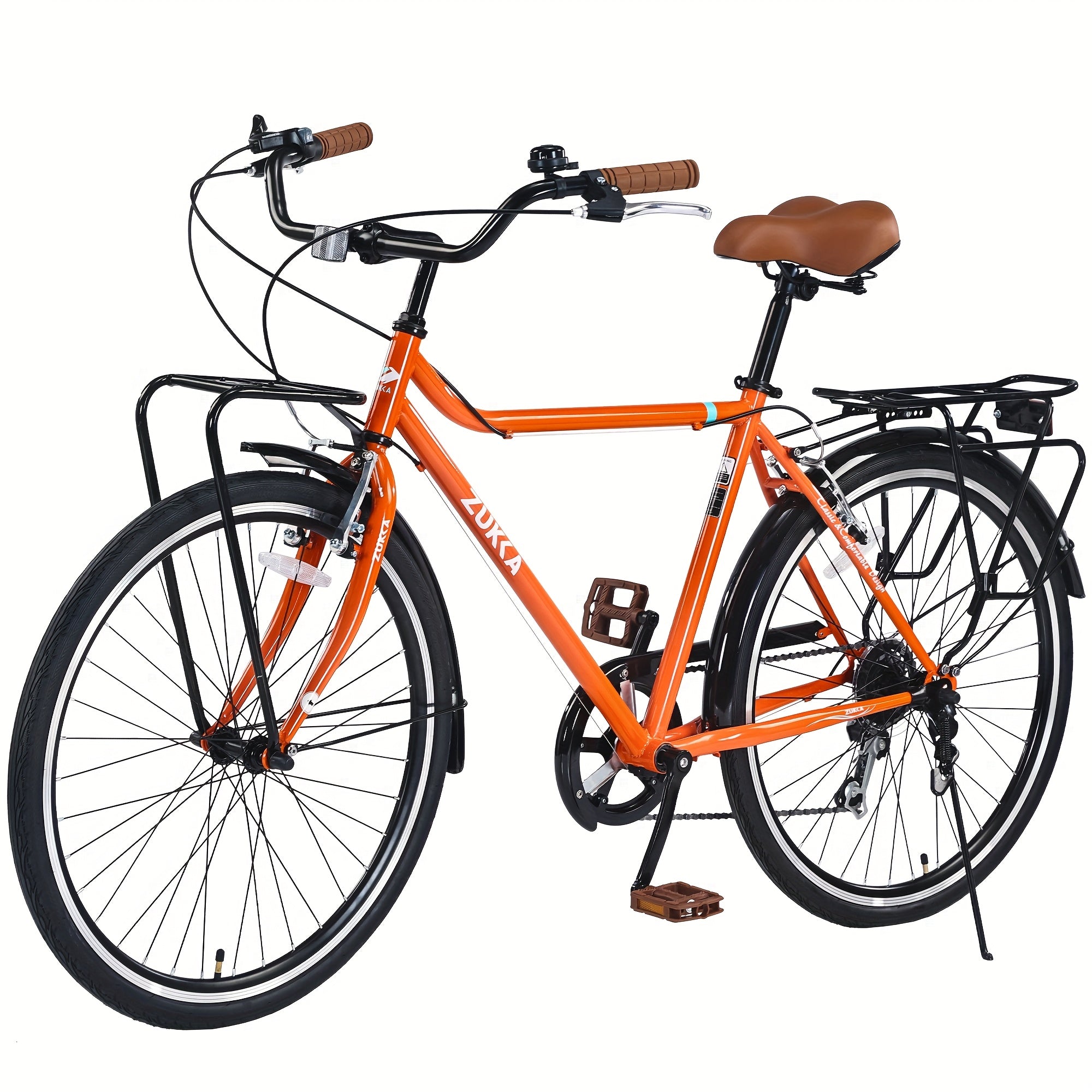 7 Speed, Multiple Colors 26 Inch Vintage Style Bike, Retro Commute Bike for Women And Men