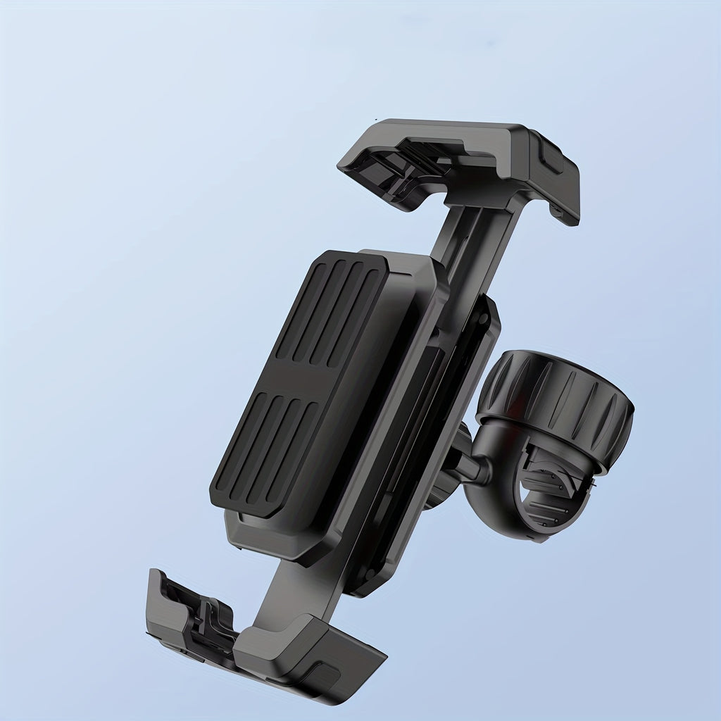 Upgraded Bike Phone Holder • Scooter Phone Holder • Motorcycle Phone Holder • Shockproof • One-Click Stable Locking • One-Hand Quick Release • 360° Rotatable • Matches 11.94-17.27cm Smartphones • For Electric Bicycles