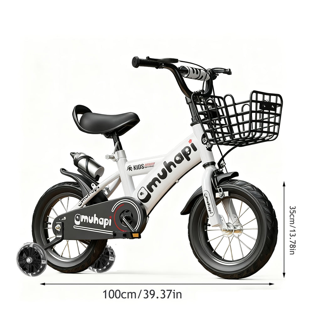 Kids' Bicycle for Boys and Girls with Training Wheels and Brakes, High-Quality Children's Bike, Outdoor Riding Bicycle, Ideal Gift for Christmas, Thanksgiving, Halloween, Easter, Valentine's Day, Children's Day, Mother's Day, and Birthdays