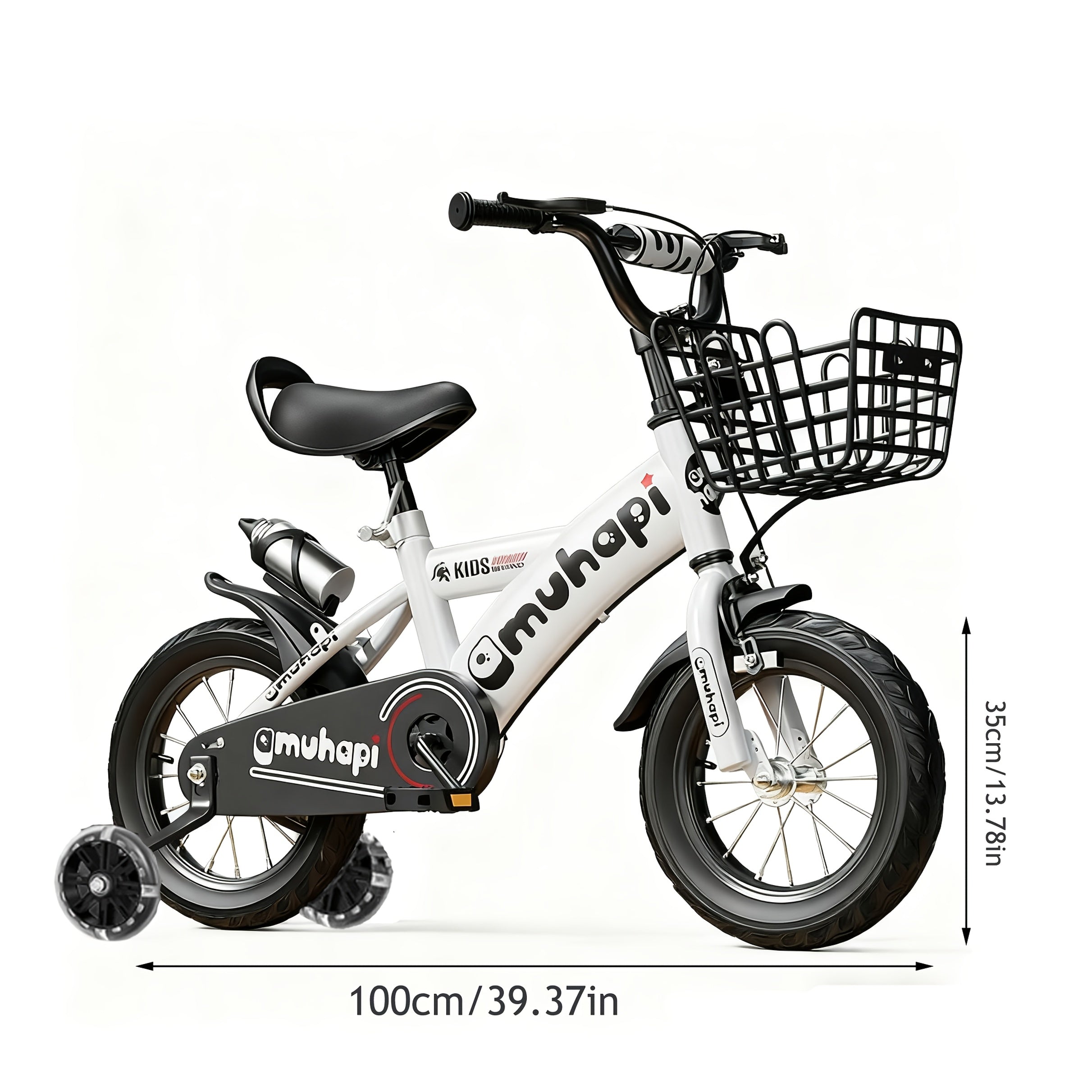 Kids' Bicycle for Boys and Girls with Training Wheels and Brakes, High-Quality Children's Bike, Outdoor Riding Bicycle, Ideal Gift for Christmas, Thanksgiving, Halloween, Easter, Valentine's Day, Children's Day, Mother's Day, and Birthdays