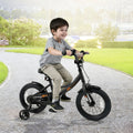 14 Inches Kids Bike, Sport Bicycle with Removable Training Wheels, Adjustable Seat & Handlebar, Handbrake & Coaster Brake, Safety Reflectors, Girls Boys Bike for 3-8 Years Old Children