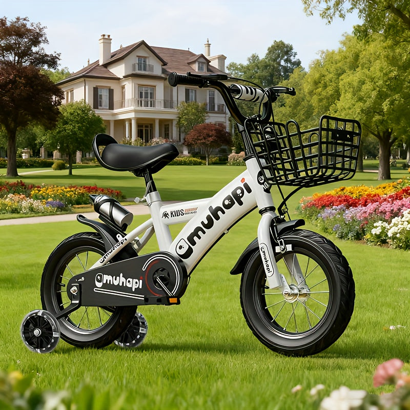Kids' Bicycle for Boys and Girls with Training Wheels and Brakes, High-Quality Children's Bike, Outdoor Riding Bicycle, Ideal Gift for Christmas, Thanksgiving, Halloween, Easter, Valentine's Day, Children's Day, Mother's Day, and Birthdays
