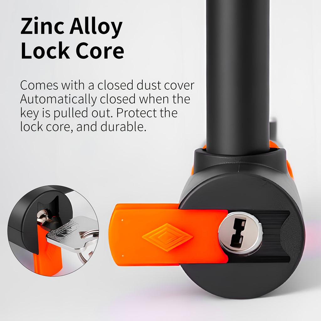 The TOSUOD Heavy-Duty Anti-Theft U-Lock Is Suitable for Bicycles - Made of Durable Zinc Alloy, This Multifunctional Security Lock Is Designed for Mountain, Road, And Folding Bikes, Featuring a Lightweight Yet Sturdy Design, Ideal for Everyday Use