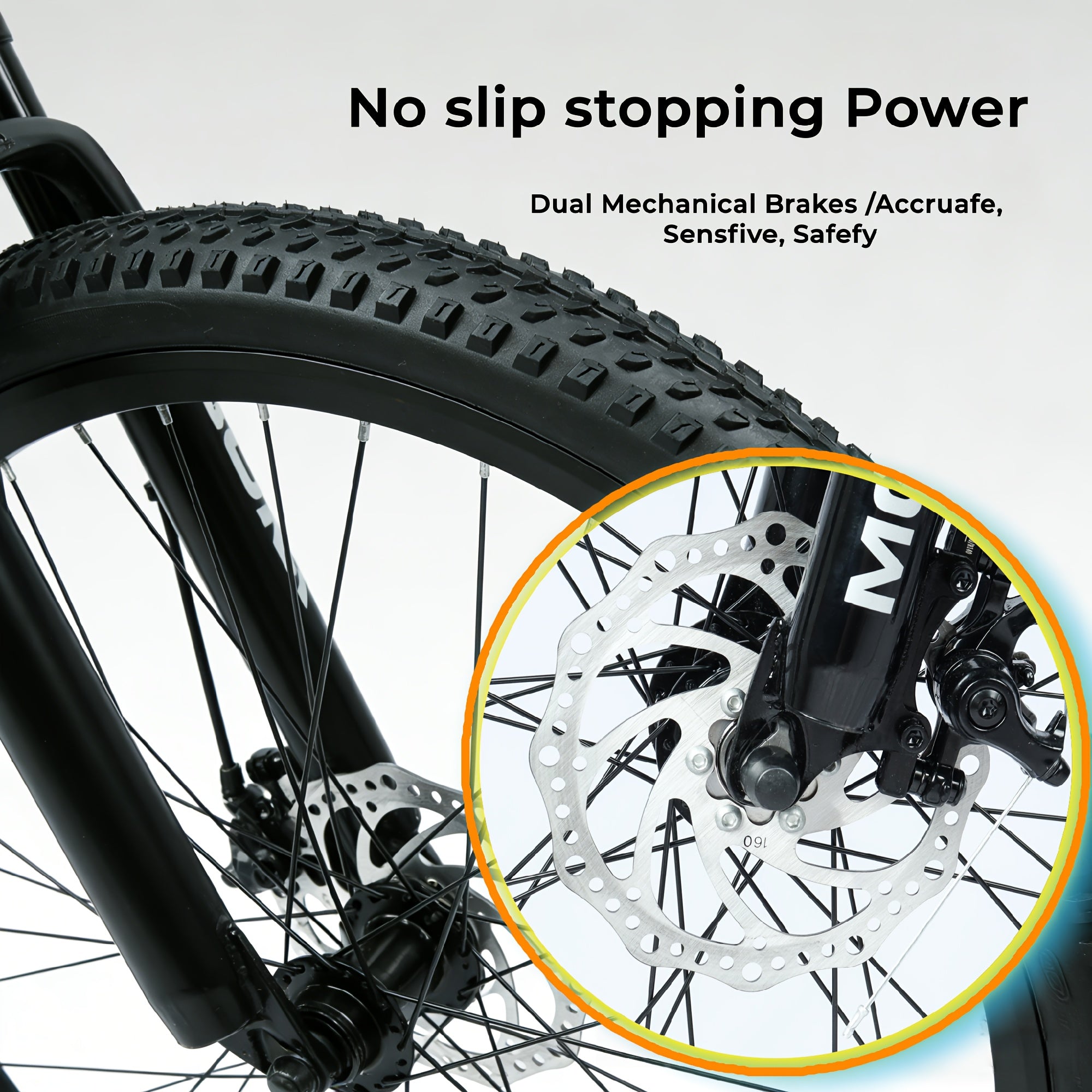 Grey-black, Blue, Black, White 26-inch All-terrain Mountain Bike, Equipped with a 21-speed Transmission System and Disc Brakes. Suitable for Both Men and Women, It Is an Ideal Choice for Mountain Biking and Long-distance Cycling. Available in Four